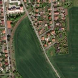 Satellite imagery of [Velvary] church t., CZ