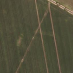 Satellite imagery of [Křinec] cemetery chapel sanctus t., CZ