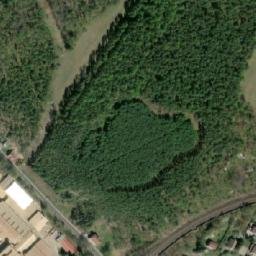 Satellite imagery of Sedlecky kaolin [Sadov] factory chimney, CZ