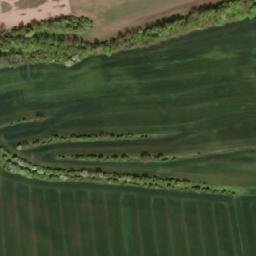 Satellite imagery of [Hobšovice] church t., CZ