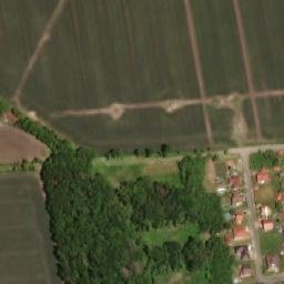 Satellite imagery of [Křinec] cemetery chapel sanctus t., CZ