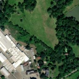 Satellite imagery of [Skřivany] former sugar factory chimney, CZ