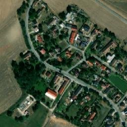 Satellite imagery of [Černilov] evangelic church t., CZ