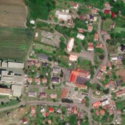 Satellite imagery of [Dobré] church t., CZ