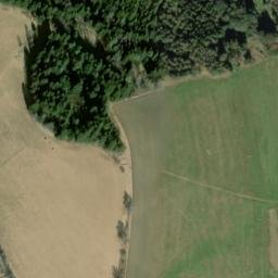 Satellite imagery of [Aš-Kopaniny] church t., CZ