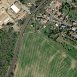 Satellite imagery of Sedlecky kaolin [Sadov] factory chimney, CZ
