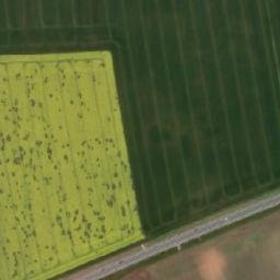 Satellite imagery of [Hobšovice] church t., CZ