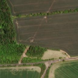 Satellite imagery of Chotuc [Křinec] chapel t., CZ