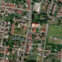 Satellite imagery of [Skřivany] former sugar factory chimney, CZ