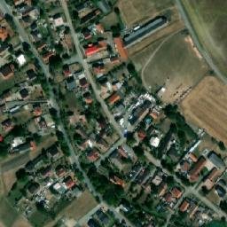 Satellite imagery of [Černilov] evangelic church t., CZ