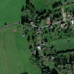 Satellite imagery of [Zlaté Hory v Jeseníkách] church t., CZ