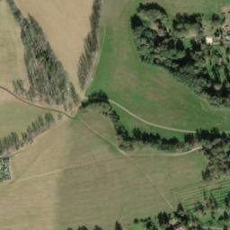 Satellite imagery of [Aš-Kopaniny] church t., CZ