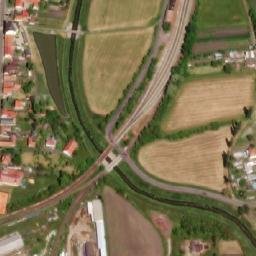 Satellite imagery of [Křinec] church t., CZ