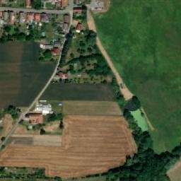 Satellite imagery of [Skřivany] former sugar factory chimney, CZ