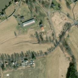 Satellite imagery of [Aš-Kopaniny] church t., CZ