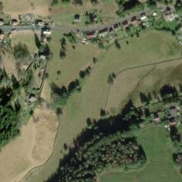 Satellite imagery of [Aš-Kopaniny] church t., CZ