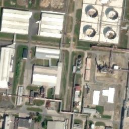 Satellite imagery of [Kralupy nad Vltavou] chemical factory chimney 2, CZ
