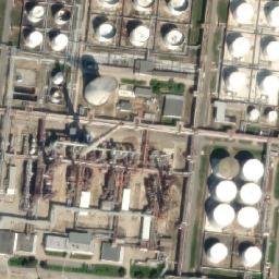 Satellite imagery of [Kralupy nad Vltavou] chemical factory chimney 2, CZ