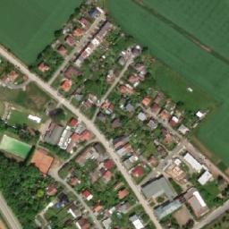 Satellite imagery of [Všestary] church t., CZ