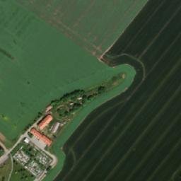 Satellite imagery of [Všestary] church t., CZ
