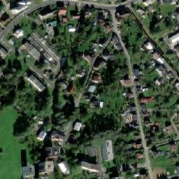 Satellite imagery of [Zlaté Hory v Jeseníkách] church t., CZ