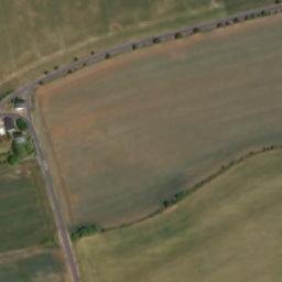 Satellite imagery of [Krásný Dvůr] church sanctus t., CZ