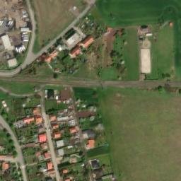 Satellite imagery of [Úžice u Kralup nad Vltavou] former sugar factory chimney, CZ