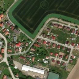 Satellite imagery of [Všestary] church t., CZ