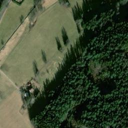Satellite imagery of [Podhradí u Aše] evang.church t., CZ