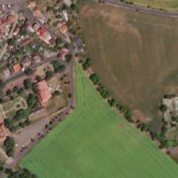 Satellite imagery of [Krásný Dvůr] church t., CZ