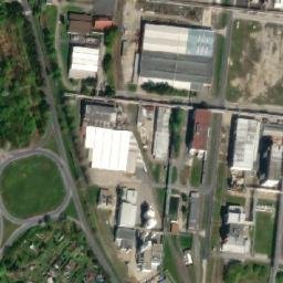 Satellite imagery of [Kralupy nad Vltavou] chemical factory chimney 2, CZ