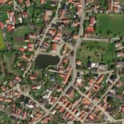 Satellite imagery of [Úžice u Kralup nad Vltavou] former sugar factory chimney, CZ