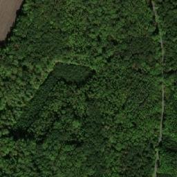 Satellite imagery of [Dymokury] church t., CZ