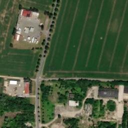 Satellite imagery of [Nový Bydžov] former sugar factory chimney, CZ