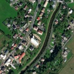 Satellite imagery of [Česká Ves] church t., CZ