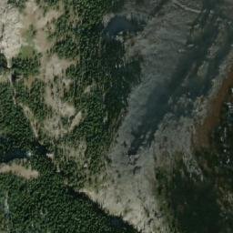 Satellite imagery of Sentinel Pass, CA
