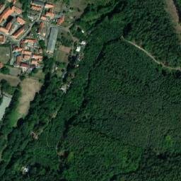 Satellite imagery of [Pnětluky] church sanctus t., CZ