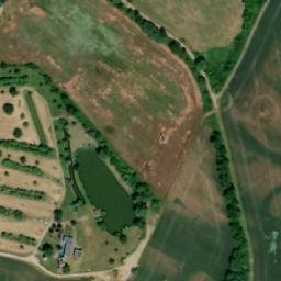 Satellite imagery of [Nový Bydžov] former sugar factory chimney, CZ