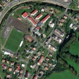 Satellite imagery of [Česká Ves] church t., CZ