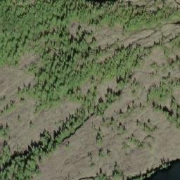 Satellite imagery of Kainum Mountain, CA
