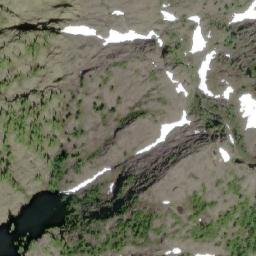 Satellite imagery of Kainum Mountain, CA