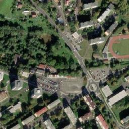 Satellite imagery of [Chodov-Dolní Chodov] church t., CZ