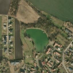 Satellite imagery of [Veliká Ves u Prahy] church t., CZ