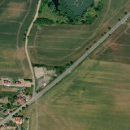 Satellite imagery of [Nový Bydžov] Metličany church t., CZ