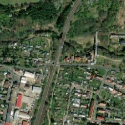 Satellite imagery of T.V.I.N. Doors [Karlovy Vary-Rosnice] factory chimney, CZ