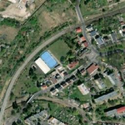 Satellite imagery of [Karlovy Vary-Bohatice] heating plant chimney, CZ