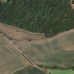 Satellite imagery of Gothic temple [Krásný Dvůr] outlook t., CZ