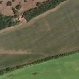 Satellite imagery of Gothic temple [Krásný Dvůr] outlook t., CZ