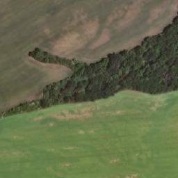 Satellite imagery of Gothic temple [Krásný Dvůr] outlook t., CZ