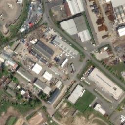 Satellite imagery of [Kralupy nad Vltavou] veneer factory chimney, CZ